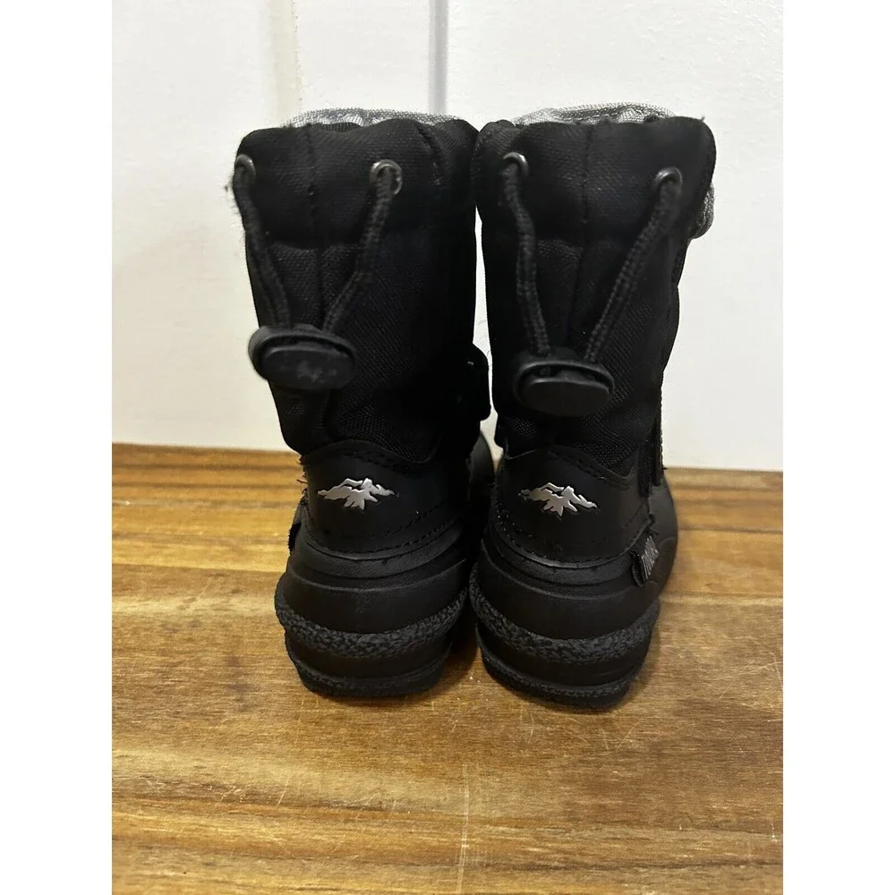 Tundra Quebec Toddler Snow Boots Black And Grey Size 5